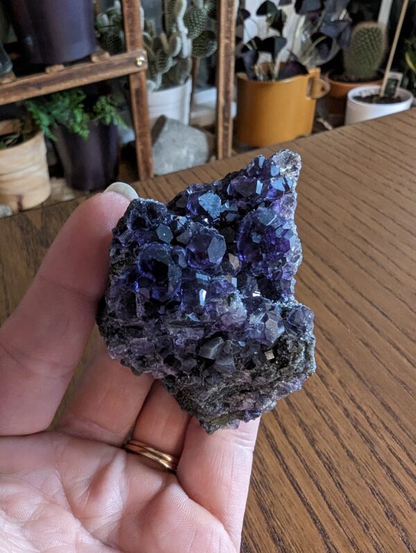 Tanzanite Fluorite Crystal for Clarity and Balance