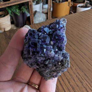 Tanzanite Fluorite Crystal for Clarity and Balance
