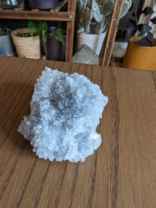 Radiant Apophyllite Cluster for Healing and Decor - Image 7