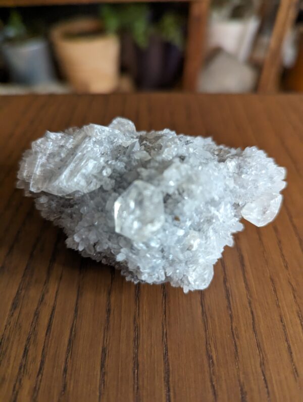 Radiant Apophyllite Cluster for Healing and Decor - Image 4