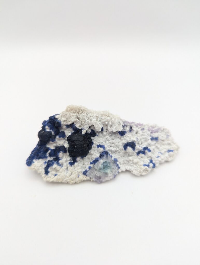 Blueberry Fluorite on Matrix – High-Quality Fluorite Cluster from China