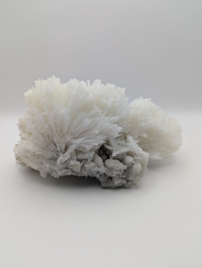 Coral Calcite Cluster – Natural Chinese Calcite Crystal for Grounding, Creativity & Home Energy Décor