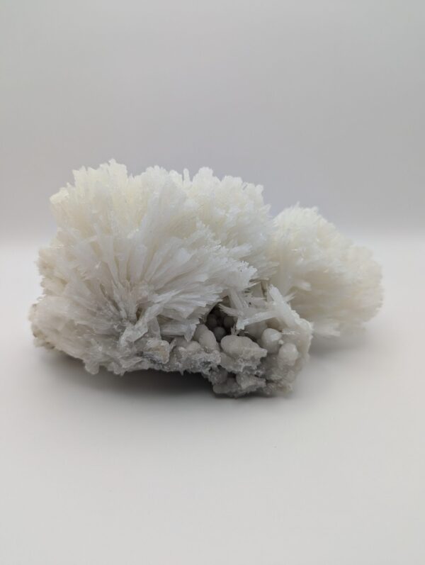Coral Calcite Cluster – Natural Chinese Calcite Crystal for Grounding, Creativity & Home Energy Décor