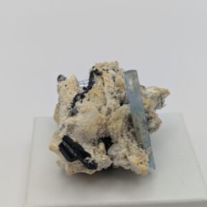 Aquamarine on Matrix – High-Quality Aquamarine Crystal Cluster from Erongo, Namibia