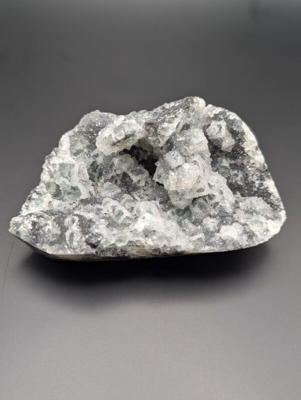 Sugar Fluorite Crystal Cluster – Chinese Raw Fluorite with Sparkling Formation for Energy Clearing & Décor
