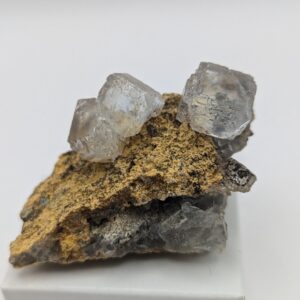 Clear Fluorite on Matrix from China