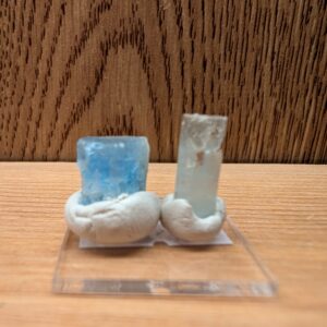 Pair of 2 Aquamarine Thumbnails