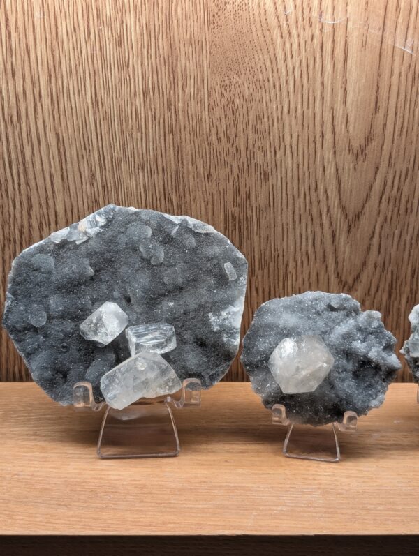 White Apophyllite on Druzy Chalcedony – Rare Crystal Cluster for Clarity, Higher Vibration & Calming Energy - Image 4