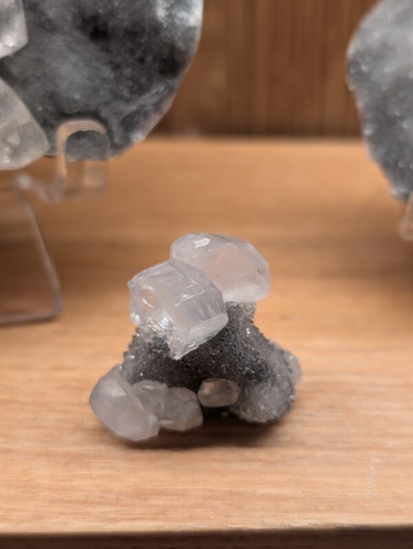 White Apophyllite on Druzy Chalcedony – Rare Crystal Cluster for Clarity, Higher Vibration & Calming Energy - Image 5