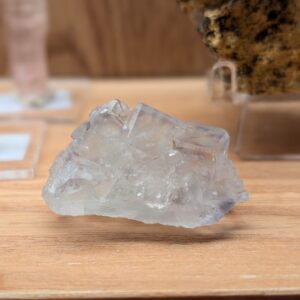 Clear Fluorite with Light Purple Phantoms Thumbnail